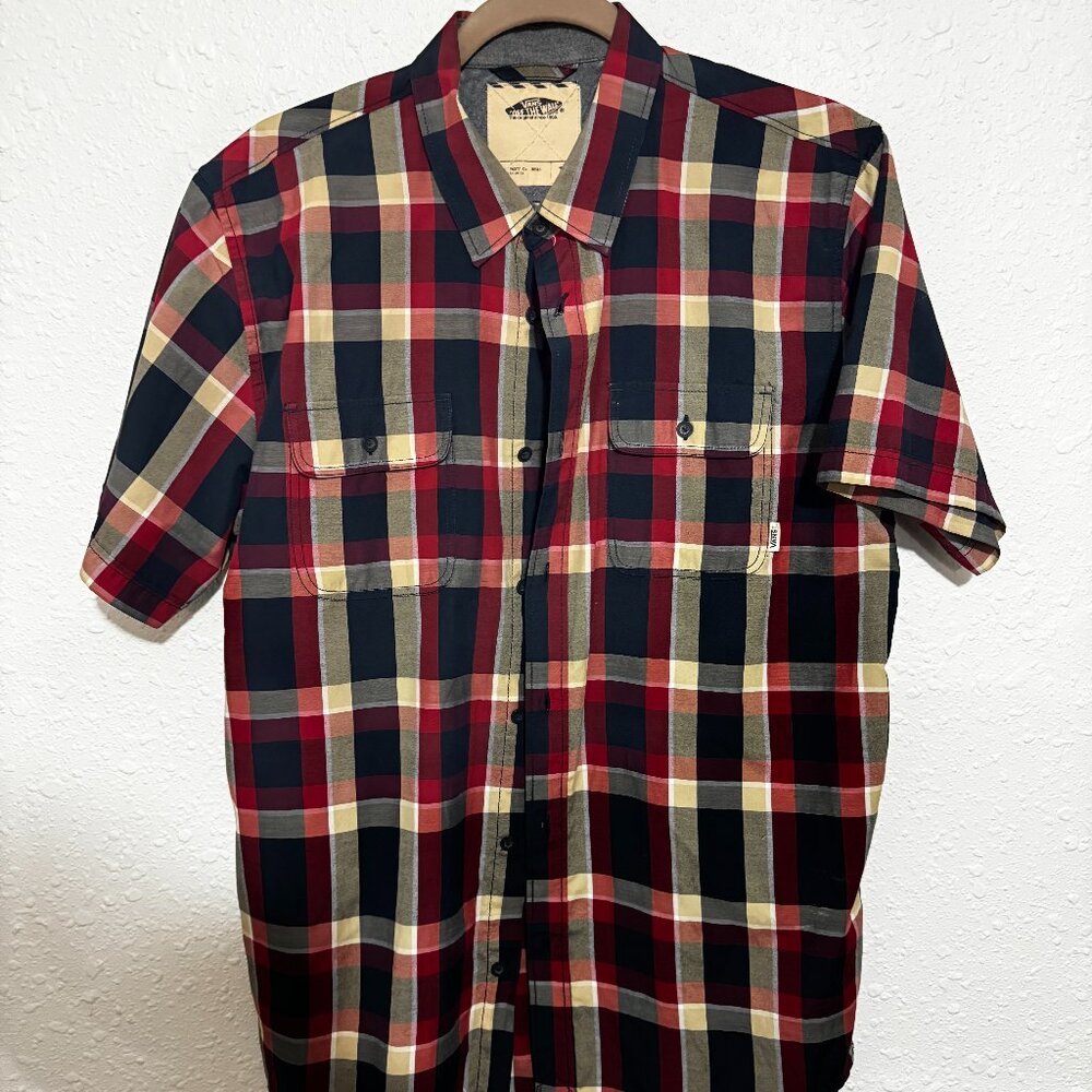 Men's Vans Button down plaid shirt - size medium
